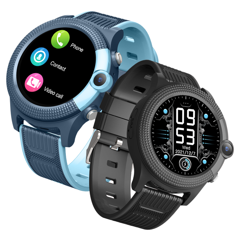 D36 model long tracking distance smart watch anti lost 4G gps watch with sos call remote monitor safe guard for kids